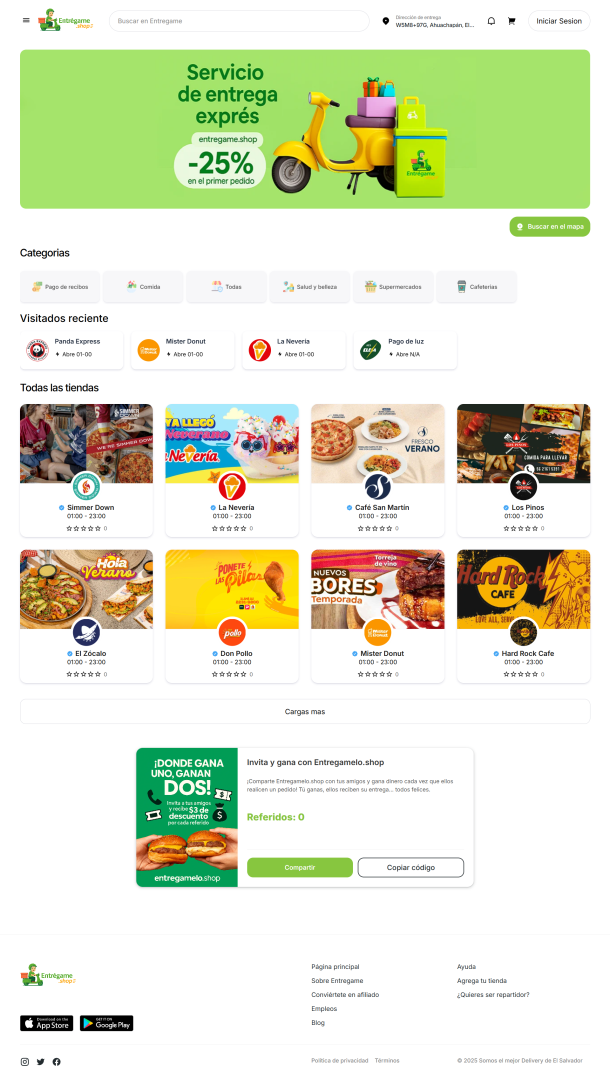 Entregame Shop
